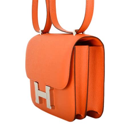 hermes constance bag orange|constance Hermes bag price.